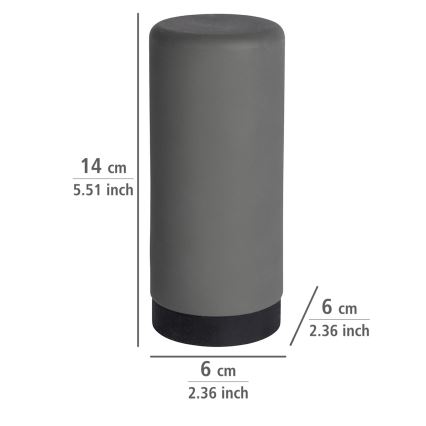 WENKO 54680100 - EASY SQUEEZ-E adagoló 6x14 cm szürke/fekete