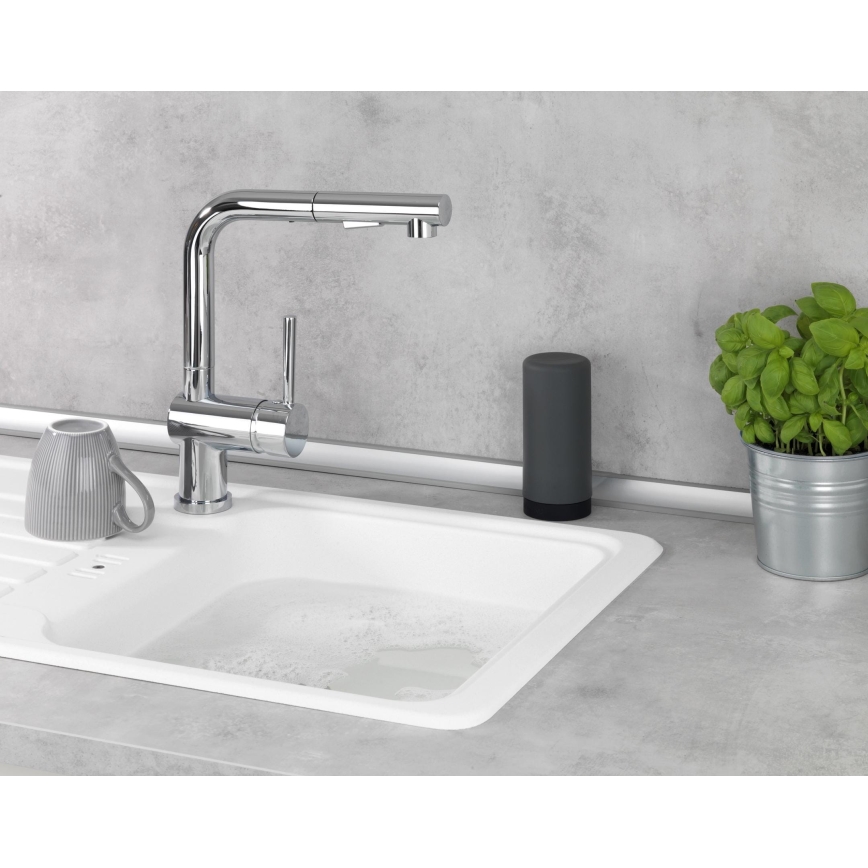 WENKO 54680100 - EASY SQUEEZ-E adagoló 6x14 cm szürke/fekete