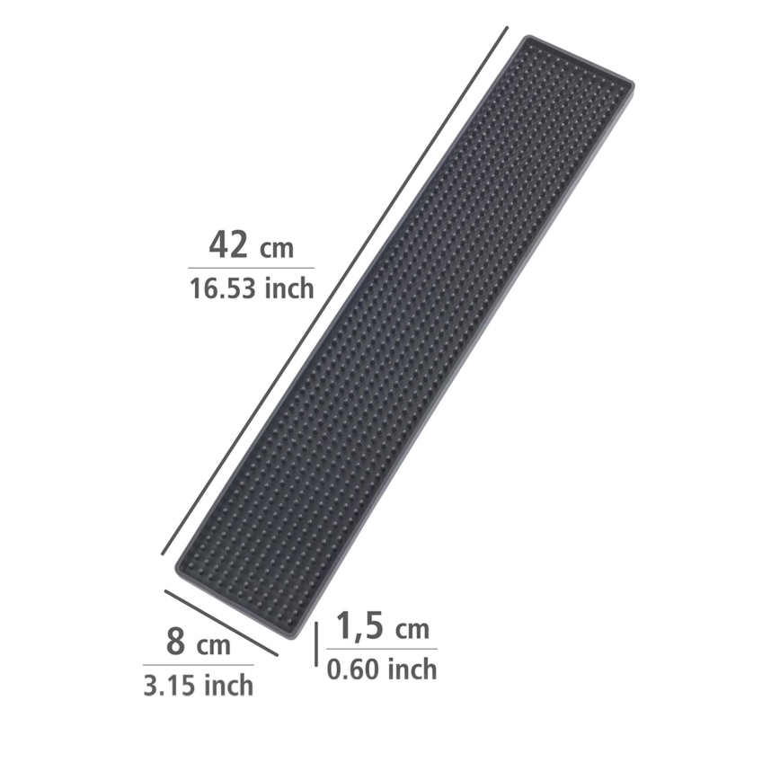 WENKO 54700100 - Csöpögtető alátét 42x8 cm fekete