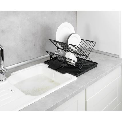 WENKO 54771100 - NELIA edényszárító 34x40 cm fekete