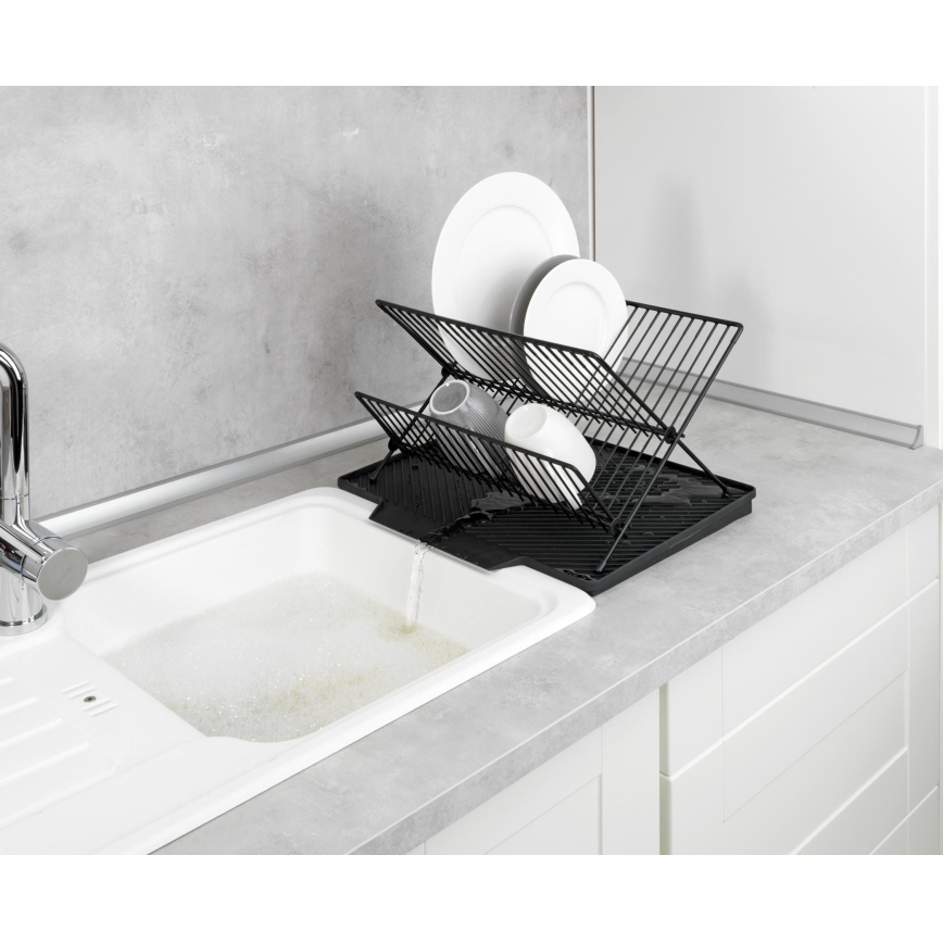 WENKO 54771100 - NELIA edényszárító 34x40 cm fekete