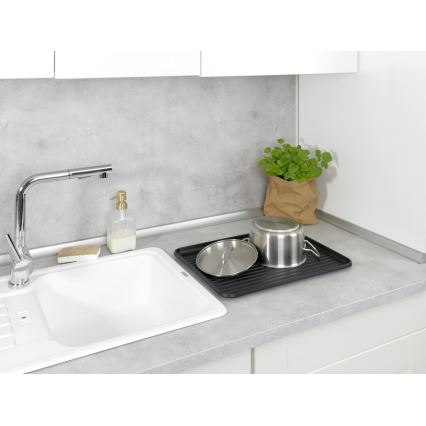 WENKO 54798100 - AMY edénycsepegtető 42,5x31,5 cm fekete