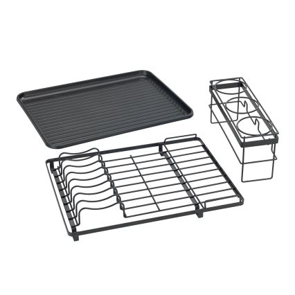 WENKO 54798100 - AMY edénycsepegtető 42,5x31,5 cm fekete