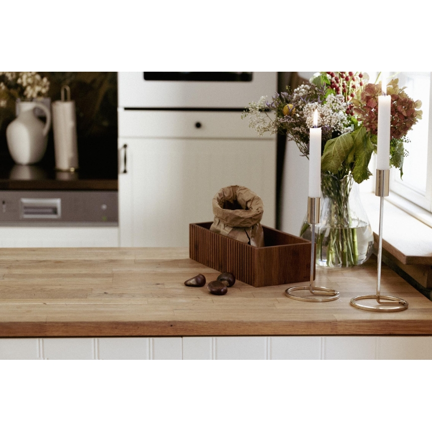 WENKO 54943100 - Tárolódoboz MERA 30x15 cm barna