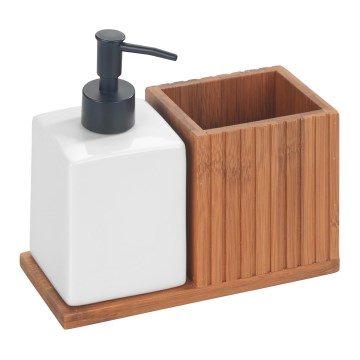 WENKO 54944100 - MERA szappanadagoló 18,5x17 cm barna