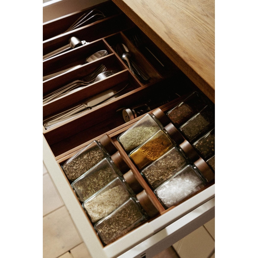 WENKO 54950100 - ANNI fűszertartó rendszerező 38x20 cm barna