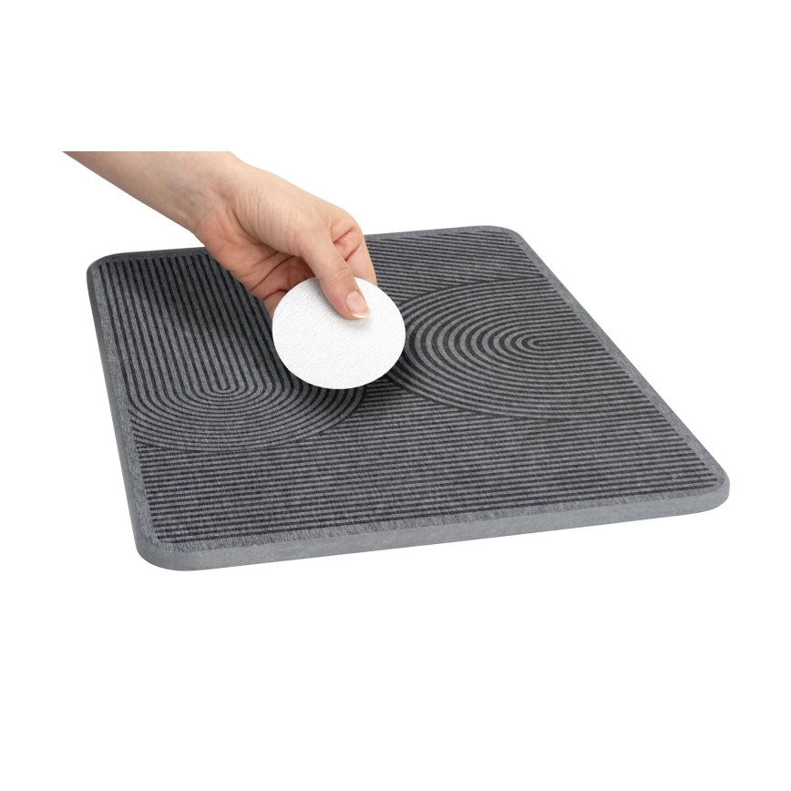WENKO 54955100 - DAMON diatomitos edénycsepegtető alátét 40x30 cm, szürke