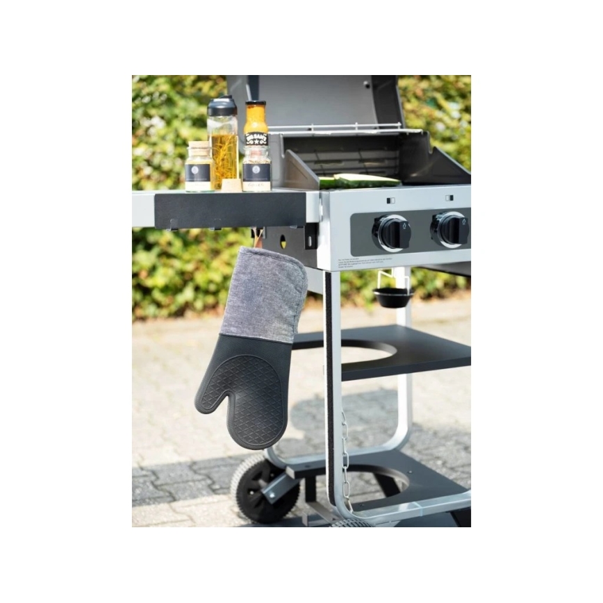 WENKO 55014100 - BLACK OUTDOOR KITCHEN kampó 30x6,5 cm fekete