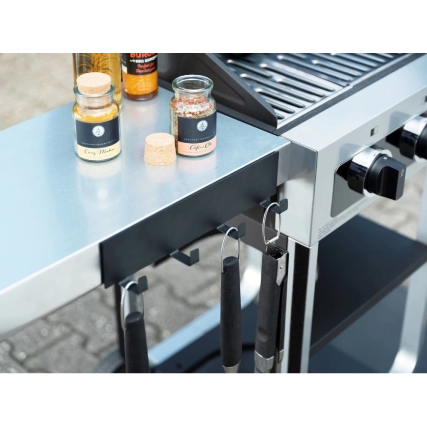 WENKO 55014100 - BLACK OUTDOOR KITCHEN kampó 30x6,5 cm fekete