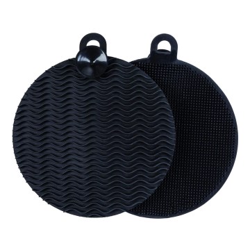 WENKO 55030100 - Konyhai szivacs BLACK OUTDOOR KITCHEN 12x1,2 cm fekete