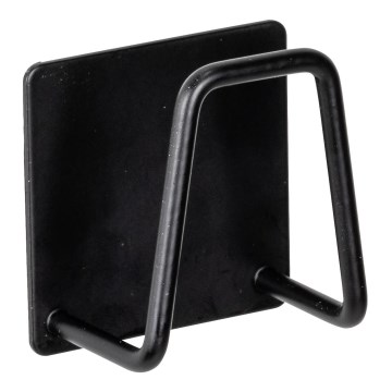 WENKO 55071100 - Tartó BLACK OUTDOOR KITCHEN 5x5 cm rozsdamentes acél/fekete