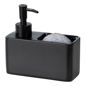 WENKO 55076100 - Szappanadagoló BLACK OUTDOOR KITCHEN 14,5x14,3 cm fekete