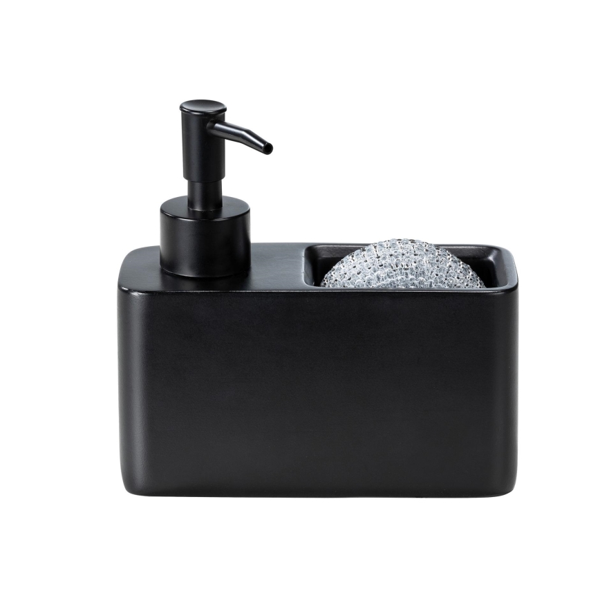 WENKO 55076100 - Szappanadagoló BLACK OUTDOOR KITCHEN 14,5x14,3 cm fekete