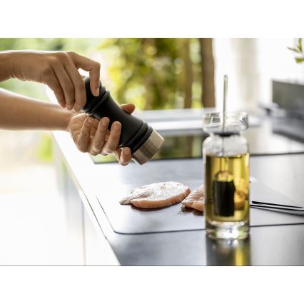 WENKO 55082100-Sódaráló BLACK OUTDOOR KITCHEN 5x17,5 cm ezüst/fekete/fehér