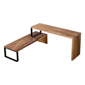 WENKO 55097100 - Polc BLACK OUTDOOR KITCHEN 36x16 cm barna/fekete