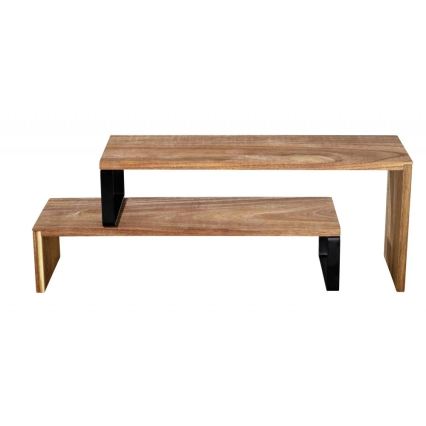 WENKO 55097100 - Polc BLACK OUTDOOR KITCHEN 36x16 cm barna/fekete