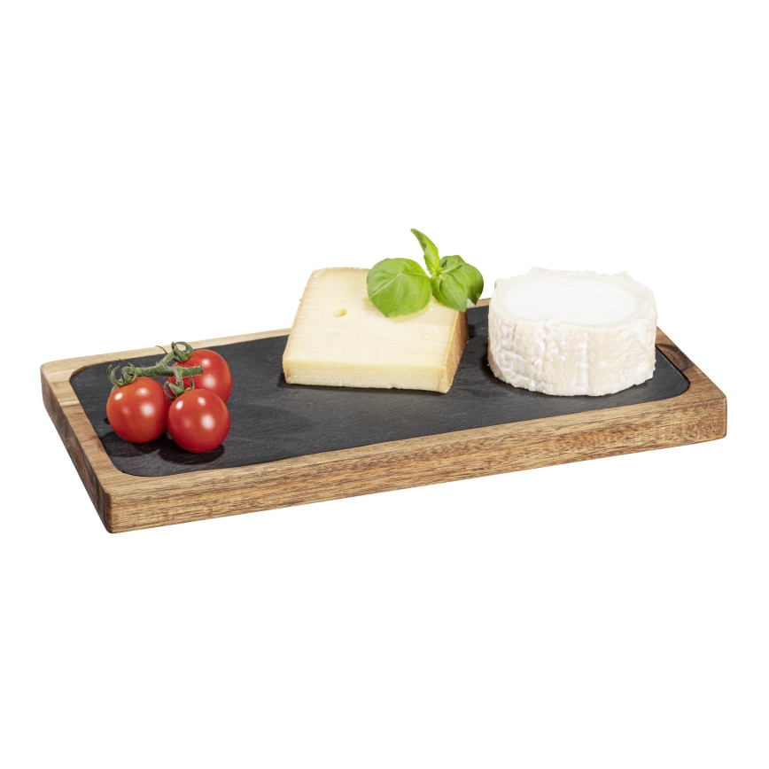WENKO 55103100 - Vágódeszka BLACK OUTDOOR KITCHEN 30x15 cm barna/szürke