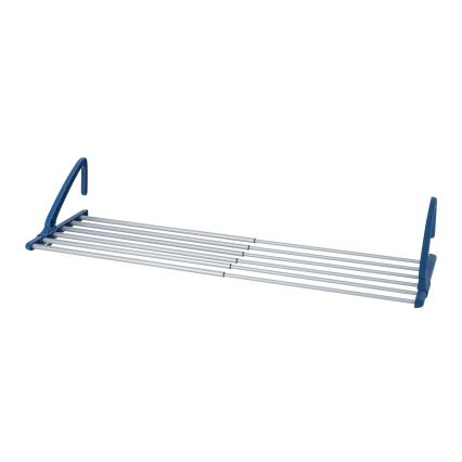 WENKO 63005800 - Ruhaszárító 37,5x21 cm rozsdamentes acél/ezüst/kék