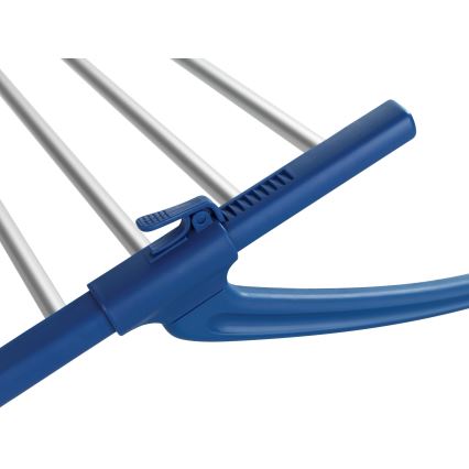 WENKO 63005800 - Ruhaszárító 37,5x21 cm rozsdamentes acél/ezüst/kék