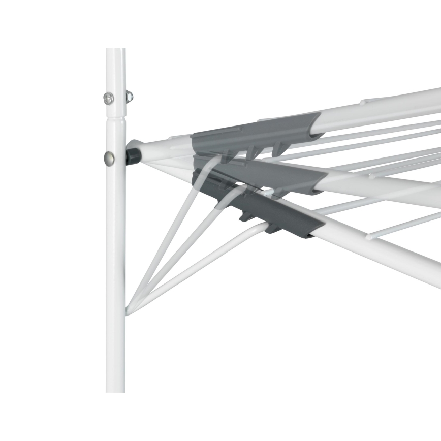 WENKO 63010800 - Ruhaszárító állvány 51x142 cm, fehér/szürke