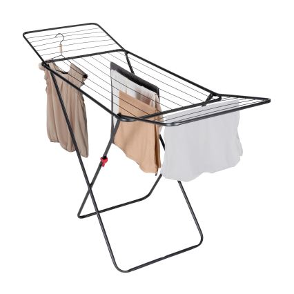 WENKO 63015100 - Ruhaszárító CHAMPION 170x98 cm fekete