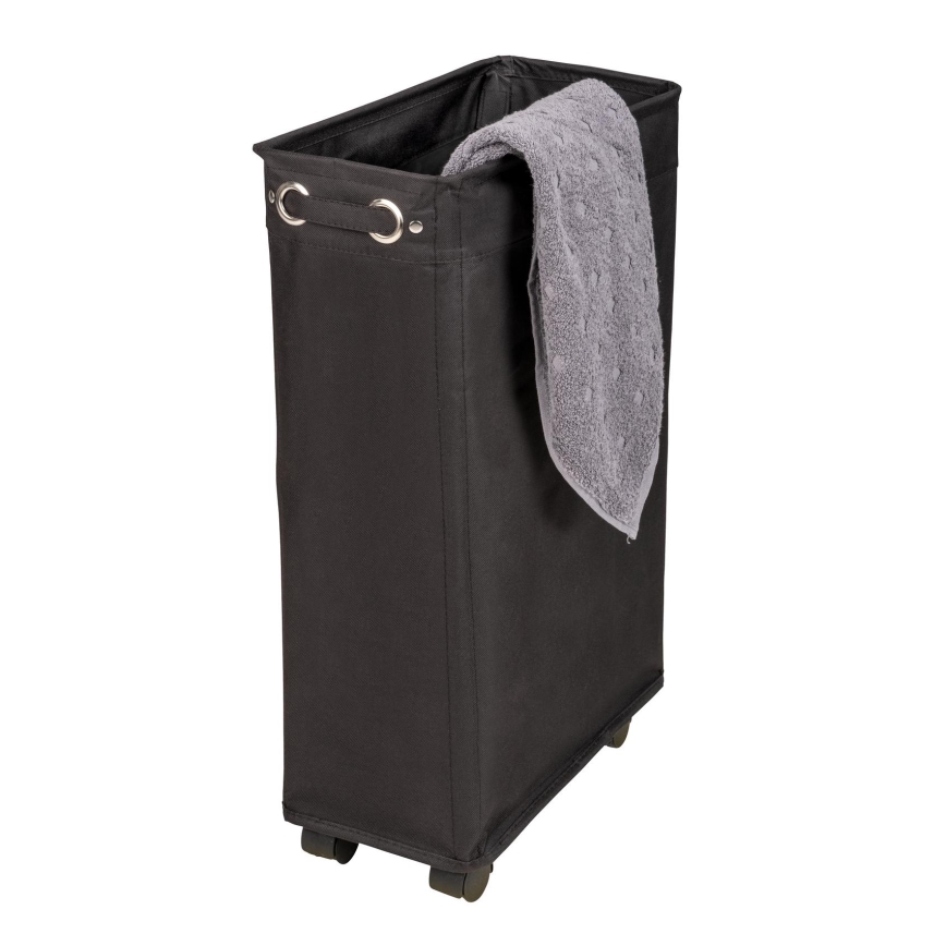 WENKO 69737800 - Ruhakosár CORNO 18,5x60 cm fekete