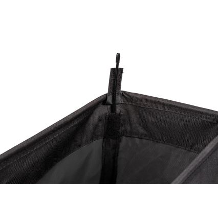 WENKO 69737800 - Ruhakosár CORNO 18,5x60 cm fekete