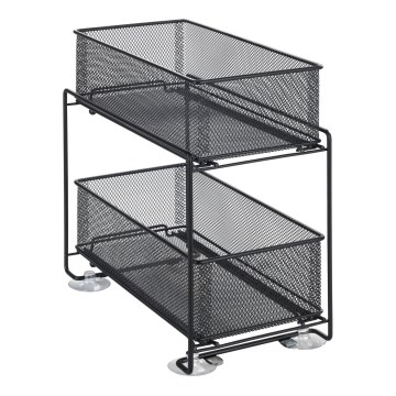 WENKO 69768800 - GIOMA konnektortartó 35x33,5 cm fekete