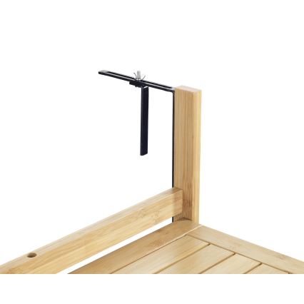 WENKO 69806800 - WAIKIKI asztal 64x65 cm fehér/barna