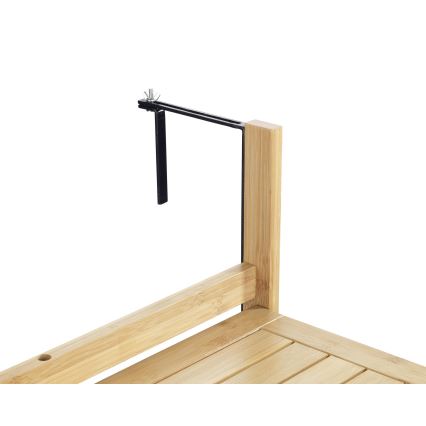 WENKO 69806800 - WAIKIKI asztal 64x65 cm fehér/barna