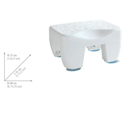 WENKO 73361100 - Kádszék SECURA 40x31 cm fehér