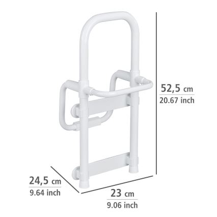 WENKO 8110100-SECURA kapaszkodó 23x52 cm fehér