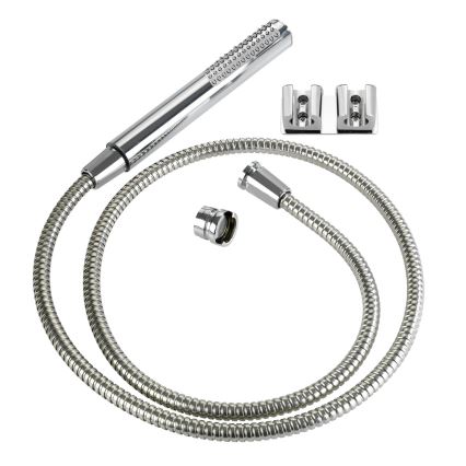 WENKO 81340100 - DUO zuhany 170x2,7 cm fényes króm/ezüst/szürke