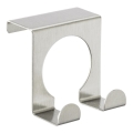 WENKO 8411100 - Rozsdamentes acél kampó, 5 x 5 cm, ezüstszínű