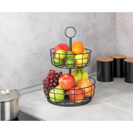 WENKO 88740800 - LOFT kosár 28x39 cm fekete