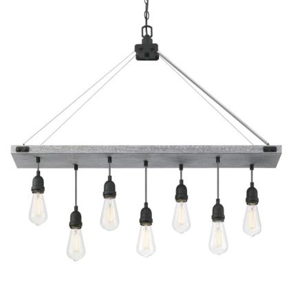 Westinghouse 6116440 - Láncos csillár ASHWOOD 7xE27/60W/230V