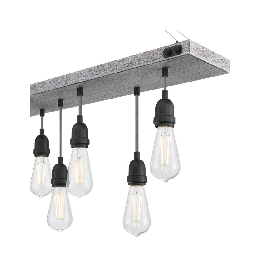 Westinghouse 6116440 - Láncos csillár ASHWOOD 7xE27/60W/230V