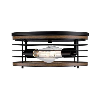 Westinghouse 61250 - Mennyezeti lámpa ACKTON 2xE27/60W/230V barnwood