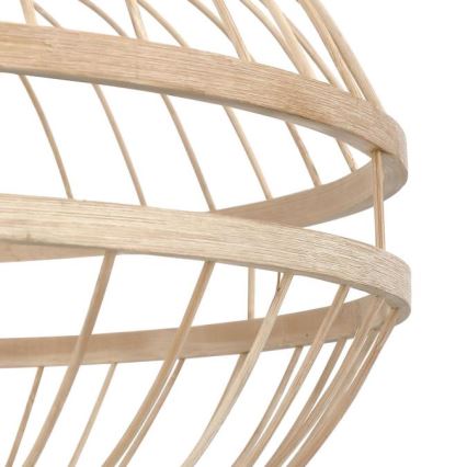 Westinghouse 61255 - Csillár zsinóron TULCEA 1xE27/60W/230V bambusz