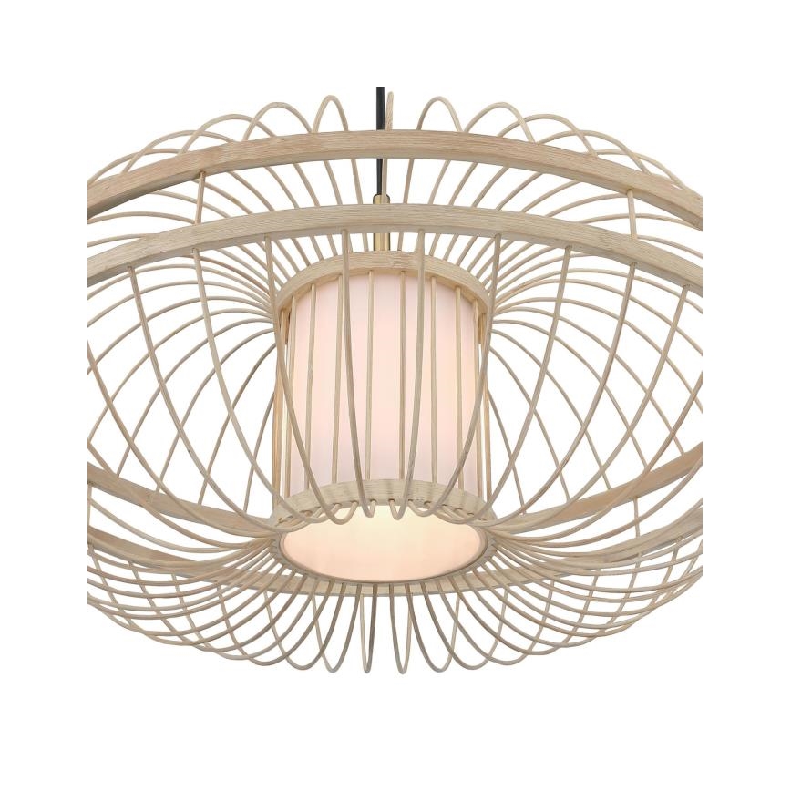 Westinghouse 61255 - Csillár zsinóron TULCEA 1xE27/60W/230V bambusz