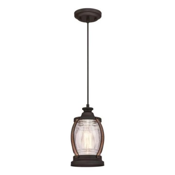 Westinghouse 6361740 - Kábelre függesztett lámpa CANYON 1xE27/60W/230V átmérő 19 cm