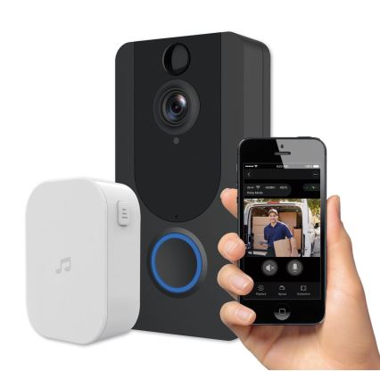 Wi-Fi vezeték nélküli csengő kamerával 1080p IP64