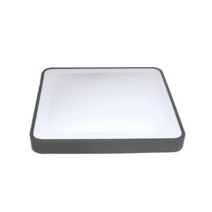 LED mennyezeti lámpa mozgás- és alkonyérzékelővel WILTON LED/24W/230V 4000K 33x33 cm antracit