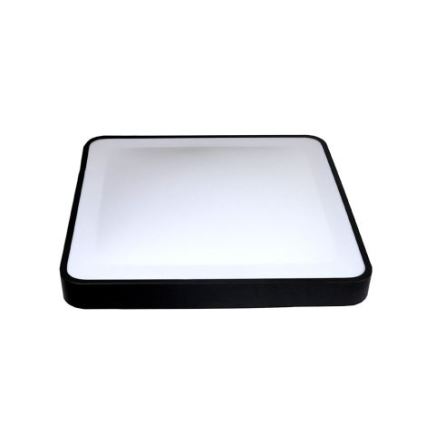 LED mennyezeti lámpa mozgás- és szürkületérzékelővel WILTON LED/24W/230V 4000K 33x33 cm fekete