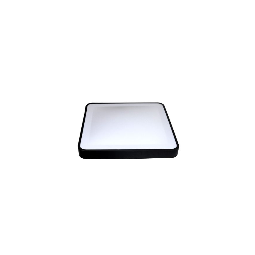 LED mennyezeti lámpa mozgás- és szürkületérzékelővel WILTON LED/24W/230V 4000K 33x33 cm fekete