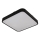 WILTON mennyezeti lámpa szenzorral 2xE27/60W/230V 33x33 cm fekete