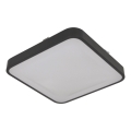 WILTON mennyezeti lámpatest érzékelővel 2xE27/60W/230V 33x33 cm antracit