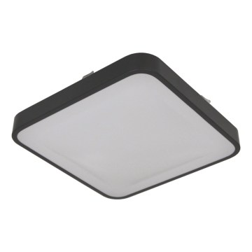 WILTON mennyezeti lámpatest érzékelővel 2xE27/60W/230V 33x33 cm antracit