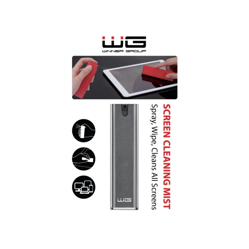 Winner Group - 2 az 1-ben fekete képernyőtisztító