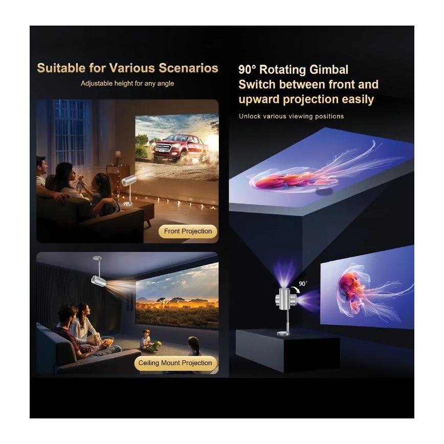 Winner Group - LED projektor AIRFLEX LED/42W/230V + távirányító